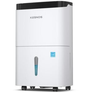 Kesnos 150 Pints Energy Star Dehumidifier with Pump for Home, Basement with Drain Hose & Large Tank, Ideal for Large Spaces up to 7,000 Sq. Ft. - Portable Commercial...